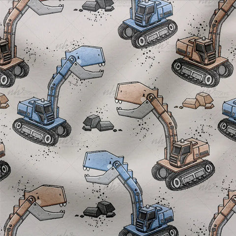 French Terry Dinobagger Neutral (Bio)