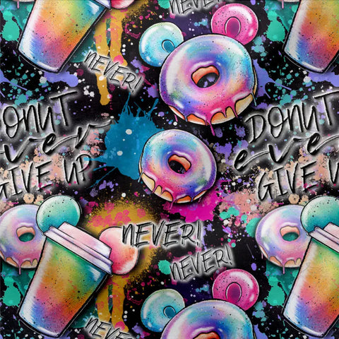 French Terry Donut ever give up Schwarz (Bio)