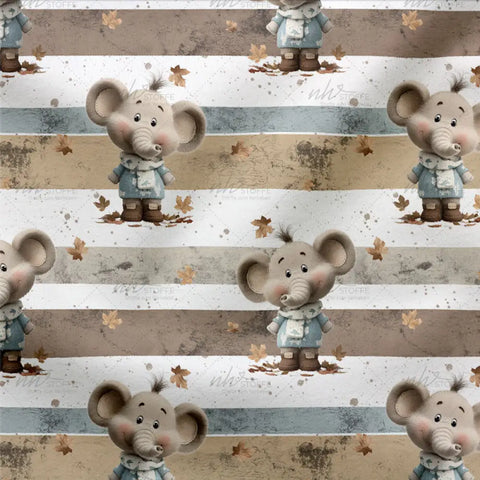 French Terry Elias Elefant 3197 (Bio) VORBESTELLUNG