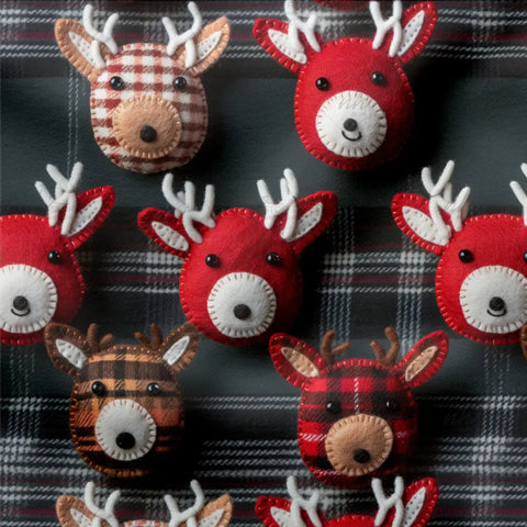French Terry Felty Reeindeer 3124 (Bio)