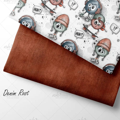 French Terry Flusengang Weiß