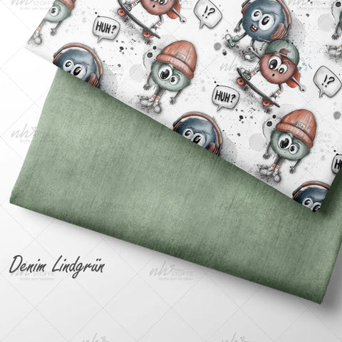 French Terry Flusengang Weiß