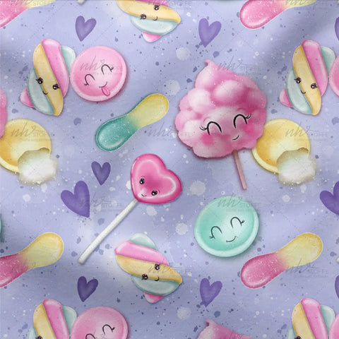 French Terry Gemischte Tüte Lila (Bio)