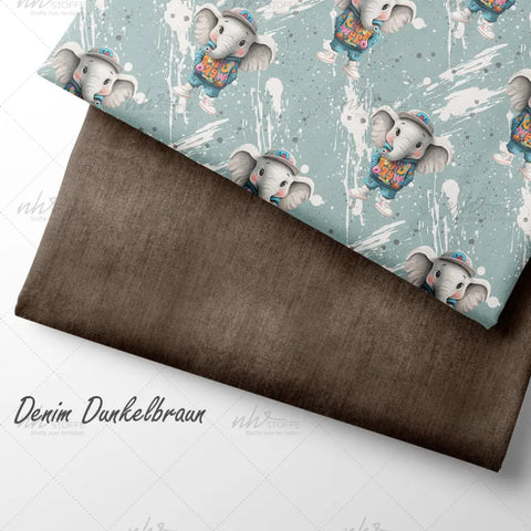 French Terry Grafitti Elefant (Bio)