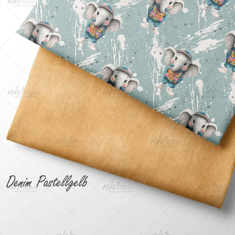 French Terry Grafitti Elefant (Bio)