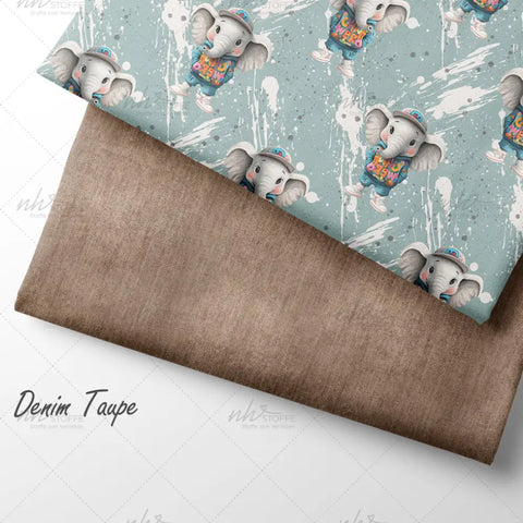 French Terry Grafitti Elefant (Bio)