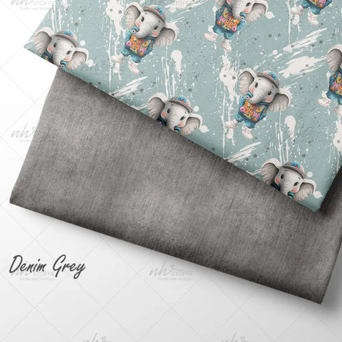 French Terry Grafitti Elefant (Bio)