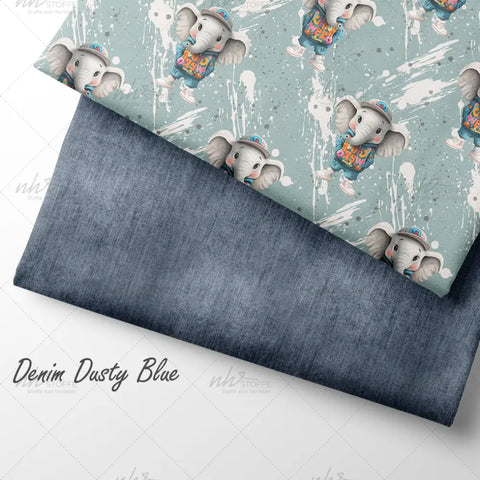 French Terry Grafitti Elefant (Bio)