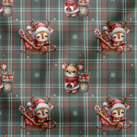 French Terry Happy Christmas