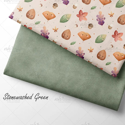 French Terry Herbstlaub Neutral (Bio)