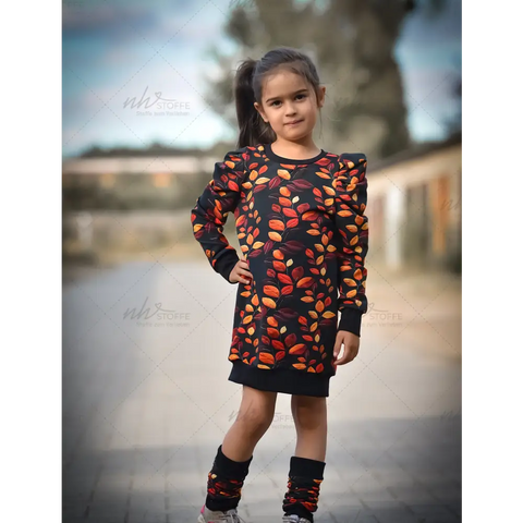 French Terry Herbstmagie 3D (Bio)