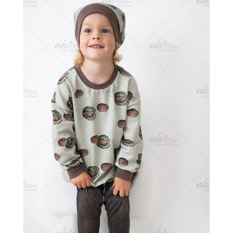 French Terry Kastanienliebe (Bio)