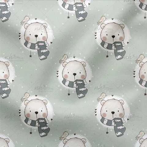 French Terry Kleiner Eisbär 3226 (Bio)