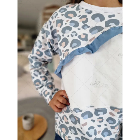 French Terry Leo Print