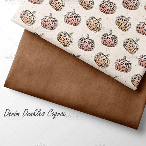 French Terry Leo Pumpkin Neutral 2937 (Bio)