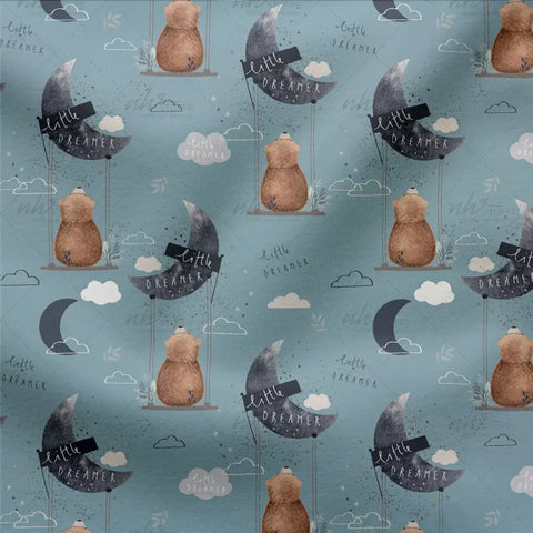 French Terry Digitaldruck Little Dreamer