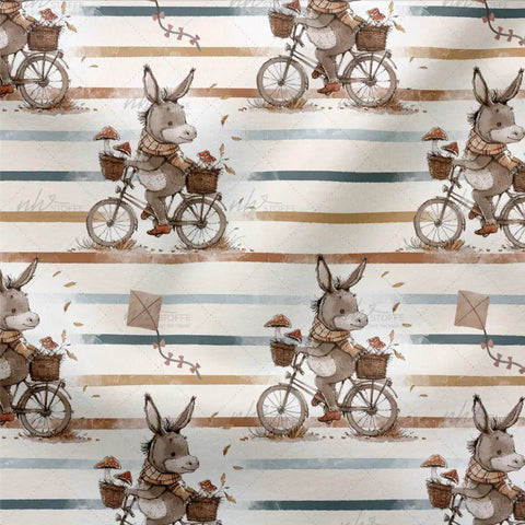 French Terry Marleys Radtour gestreift