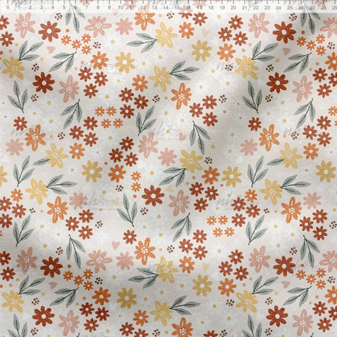 Jerseystoff Minimalistic Flowers (Bio)