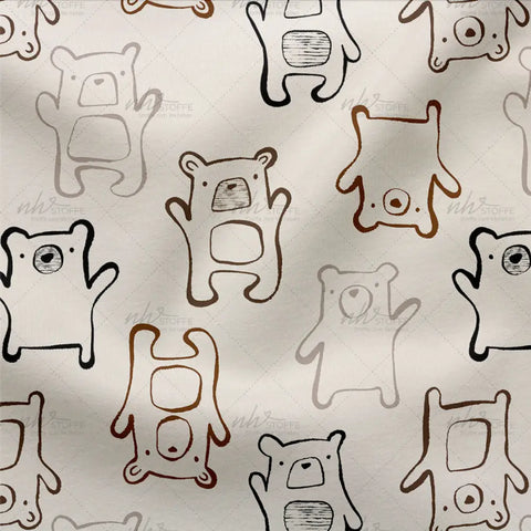 French Terry My little bear Earth