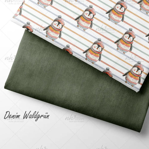 French Terry Pips der Pinguin