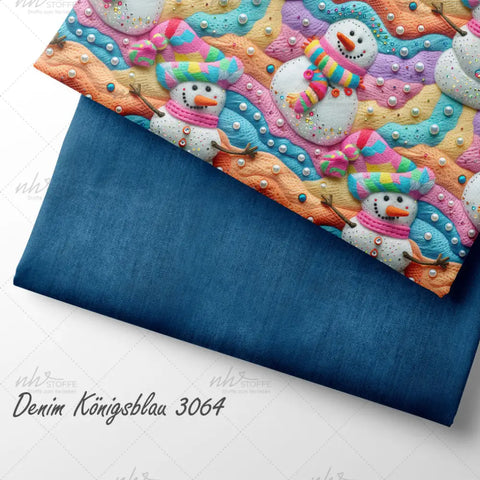 French Terry Rainbow Winter 3108 (Bio)