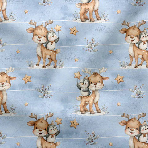 French Terry Rudi und Pingu 3188 (Bio)