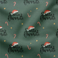 French Terry Santa´s Favorites (Candy Cane)