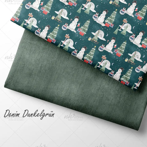 French Terry Santa Village (Bio)