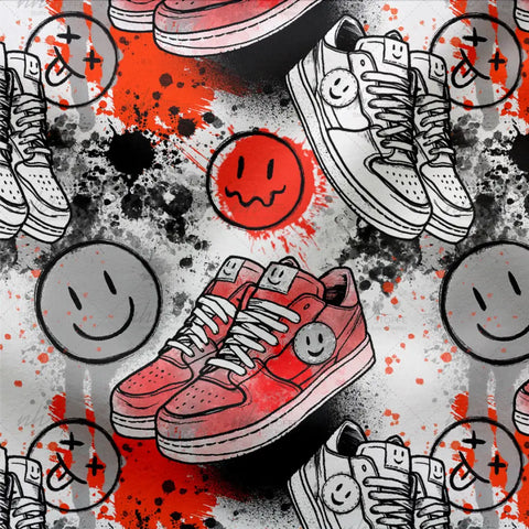 French Terry Sneaker Time Rot