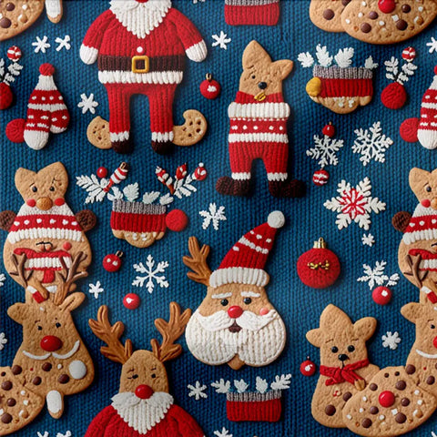 French Terry Tasty Christmas 3040 (Bio)