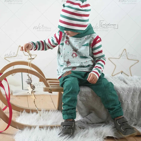 French Terry Weihnachtliche Lieferung