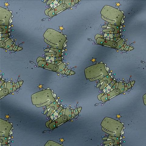 French Terry X Mas Robo Dino 3223 (Bio)