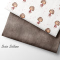 Jerseystoff Denim Schlamm