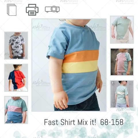 Gewerbelizenz zum Schnittmuster Fast Shirt Mix it!