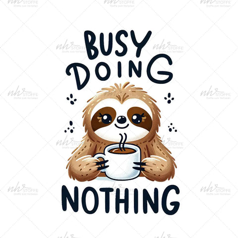Glassticker Busy doing Nothing Größe M
