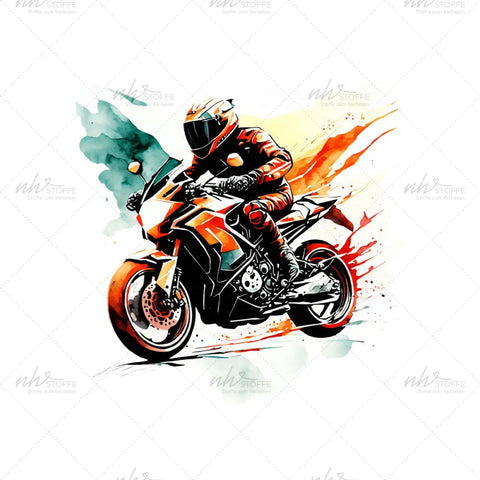 Glassticker Colourful Race Größe M