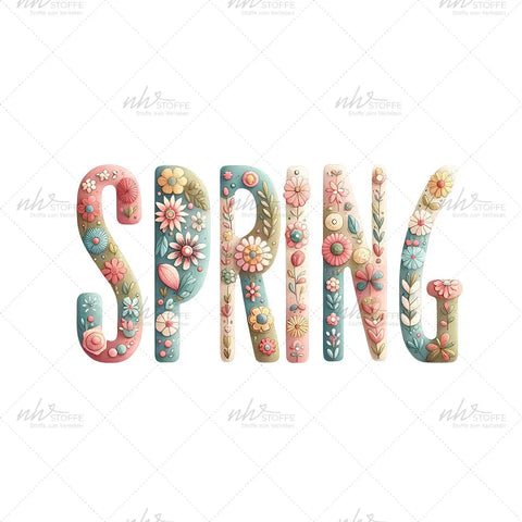 Bügelbild It´s Spring Time Medium