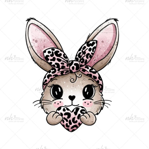 Glassticker Leo Häschen Größe M