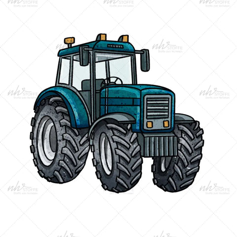 Glassticker Treckerliebe Größe M