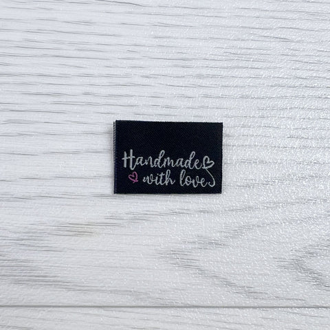 Weblabels Handmade with Love 4er Set