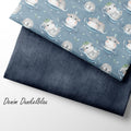 Jerseystoff Denim Dunkelblau