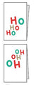 Weblabels HoHoHo 4er Set