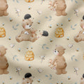 Jerseystoff Honigfreunde Cream (Bio)