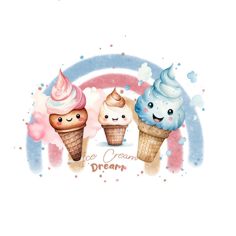 Bügelbild Ice Cream Dream Medium