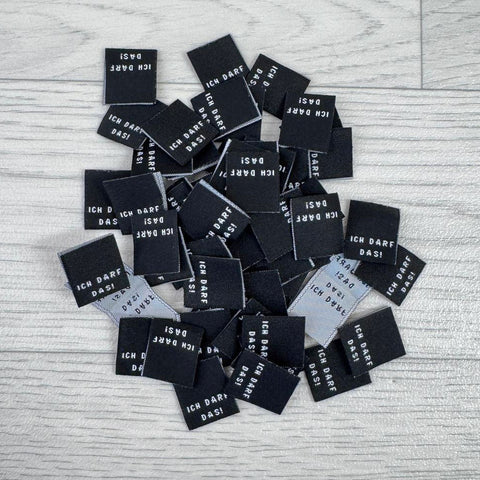 Weblabels Ich darf das! 4er Set