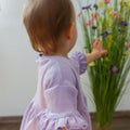 Schnittmuster Rüschenkleid Mariella Strickware 74-158