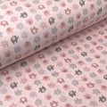 Interlock Jersey Elefanten Rosa und Grau