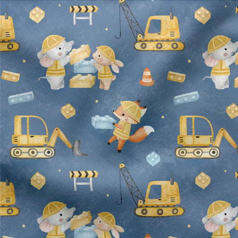 French Terry Baustein Baustelle (Bio)