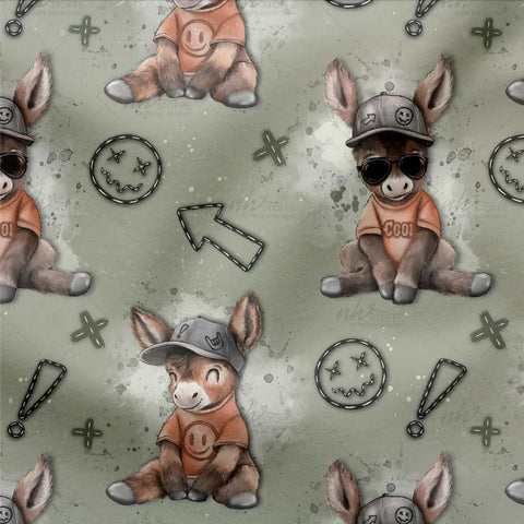 Jersey Stoff Cool Donkey (Bio)