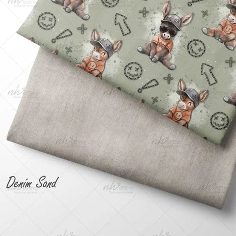 Jersey Stoff Cool Donkey (Bio)